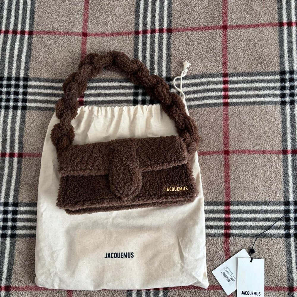 Jacquemus Le Bambidou Shearling Shoulder Bag - Picture 6 of 13